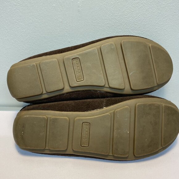 Sperry Top-Sider Shoresider Girls Brown Suede 3-Eye Boat Dock Shoes Sz 3 - Picture 7 of 8